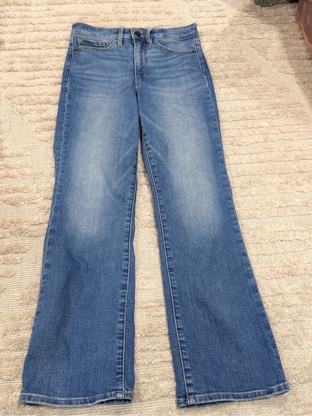 Athleta Light Blue Wide-Leg Jeans - Picture 1 of 7